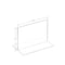 Azar Displays 10"W x 8"H Double-Foot Two Sided Sign Holder, PK10 152719 - alternate 3